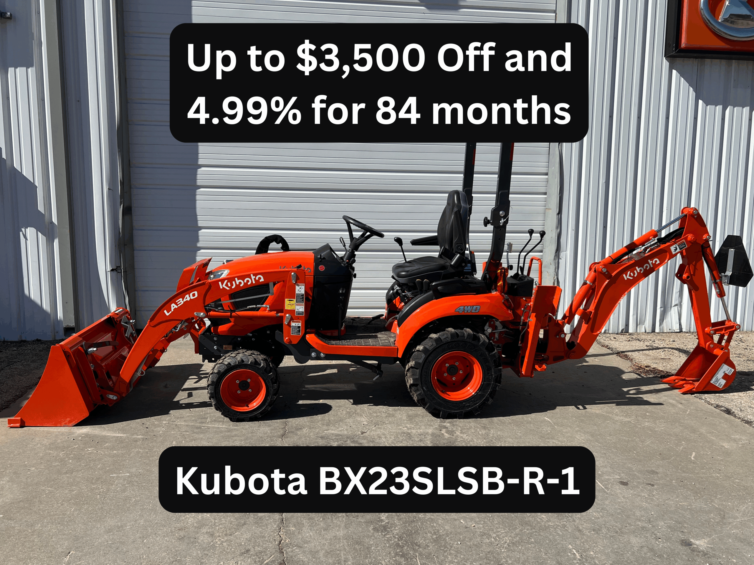 Kubota BX23SLSB-R-1 Tractor Package - Pittsburg Tractor